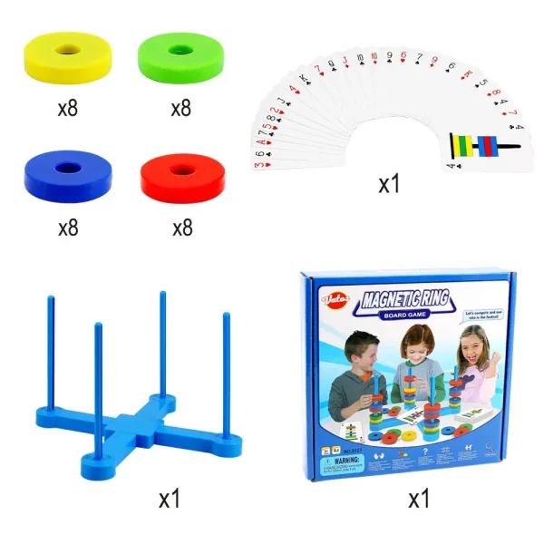 VATOS Family Kids Board Game, Fun STEM Matching Game for kid, Educational Science Magnetic Toy for Children 3+Boys & Girls Gift - Image 6